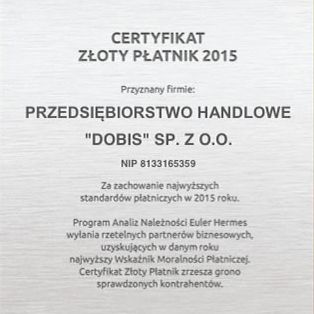 Złoty Płatnik 2015